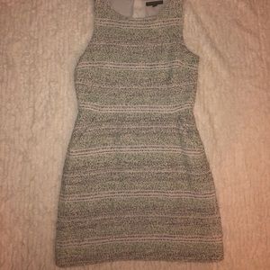 Blue Green and White Dress